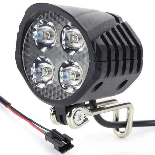 2-in-1 E-Bike LED Headlight with Horn – Multiple Voltage OptionsEvolveRide