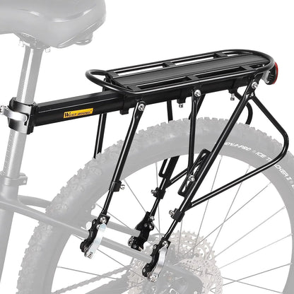 Heavy-Duty Bike Cargo Rack – 220 lbs Load Capacity, Quick Release AdjustableEvolveRide