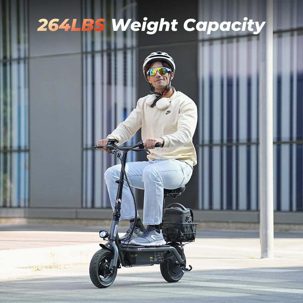 iScooter F3 1000W Motor Electric Scooter with Seat