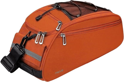 Bike Rack Bag, Waterproof Bicycle Trunk Pannier Rear Seat Pouch Cycling Bike Carrier Backseat Storage Luggage Saddle Shoulder Bag