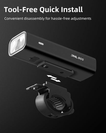 ROCKBROS 800 lumen bike headlight – photo 7