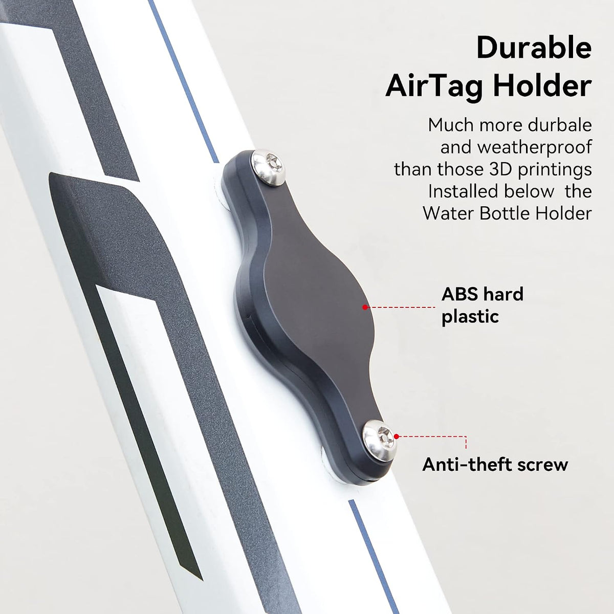 DLENP hidden AirTag bike mount under bottle cage – photo 3