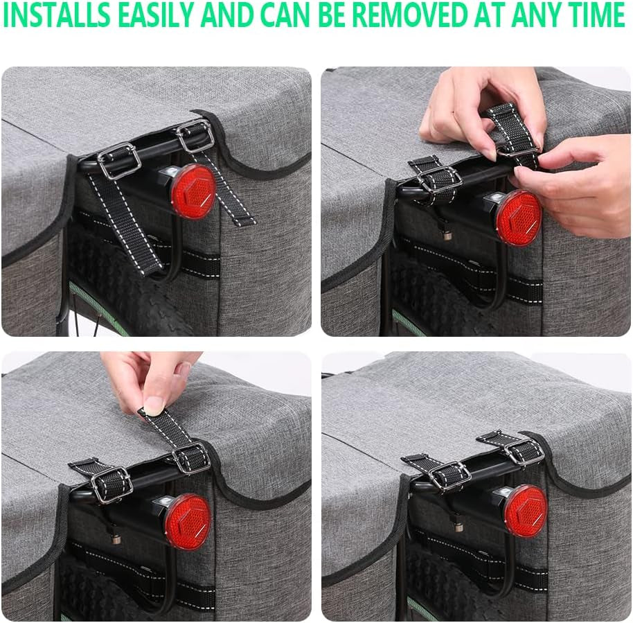 Bicycle Pannier Bag Waterproof Bike Rear Rack Bag Portable Bike Seat Carrier Bag Road Bike Storage Bag