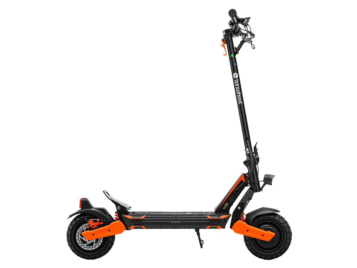 isinwheel GT1 Dual electric scooter front three-quarter view
