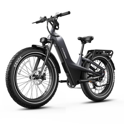 Cycrown NomadPro heavy-duty fat tire electric bike, side view