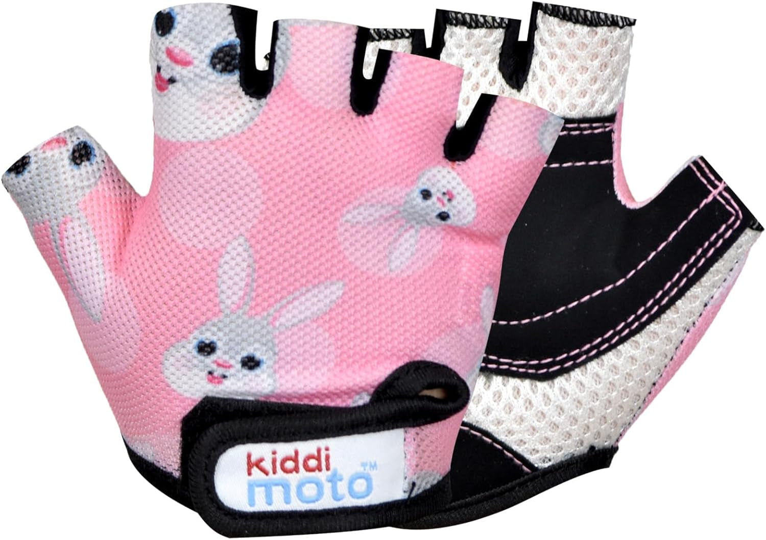 anti Slip Kids Bike Gloves for Kids Boys & Girls Best Toddler Bike Gloves Ages 2-8 Fingerless Cycling Gloves for Youth Sports like MTB, BMX Dirt Biking, Mountain Bike Riding, Skates