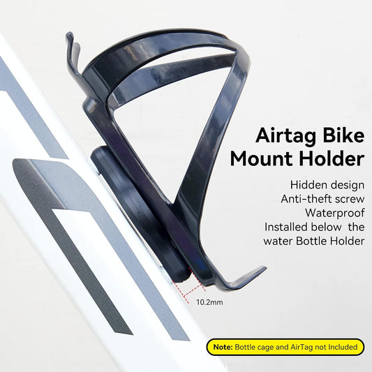 DLENP hidden AirTag bike mount under bottle cage – photo 2