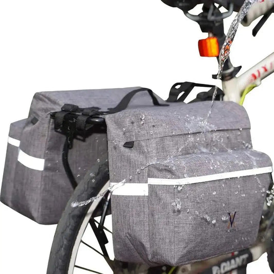 30L Bike Pannier Bag with Reflective Trim – Waterproof Rear Saddle BagsEvolveRide