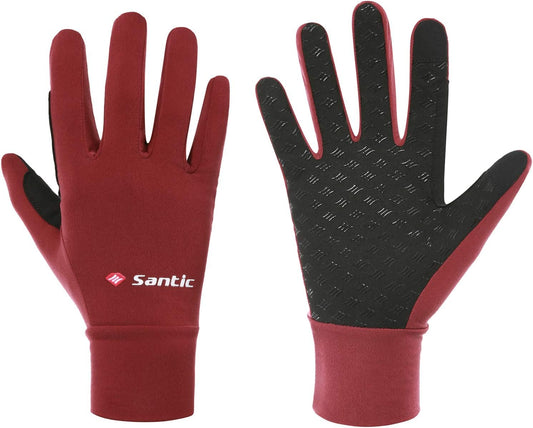 Cycling Gloves for Men Winter Full Finger Thermal Cycle Gloves Touch Screen
