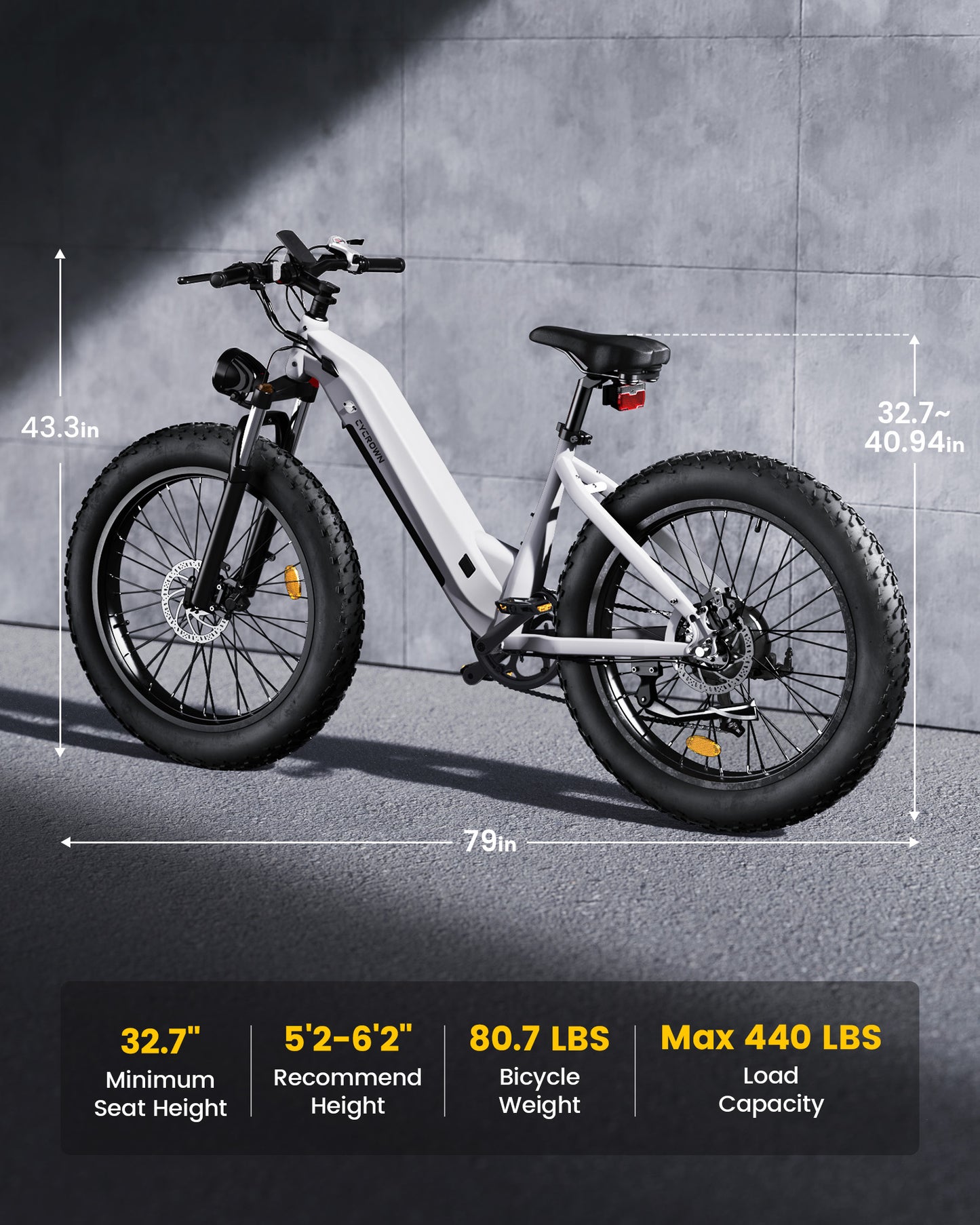 Cycrown Verve Fat Tire Ebike