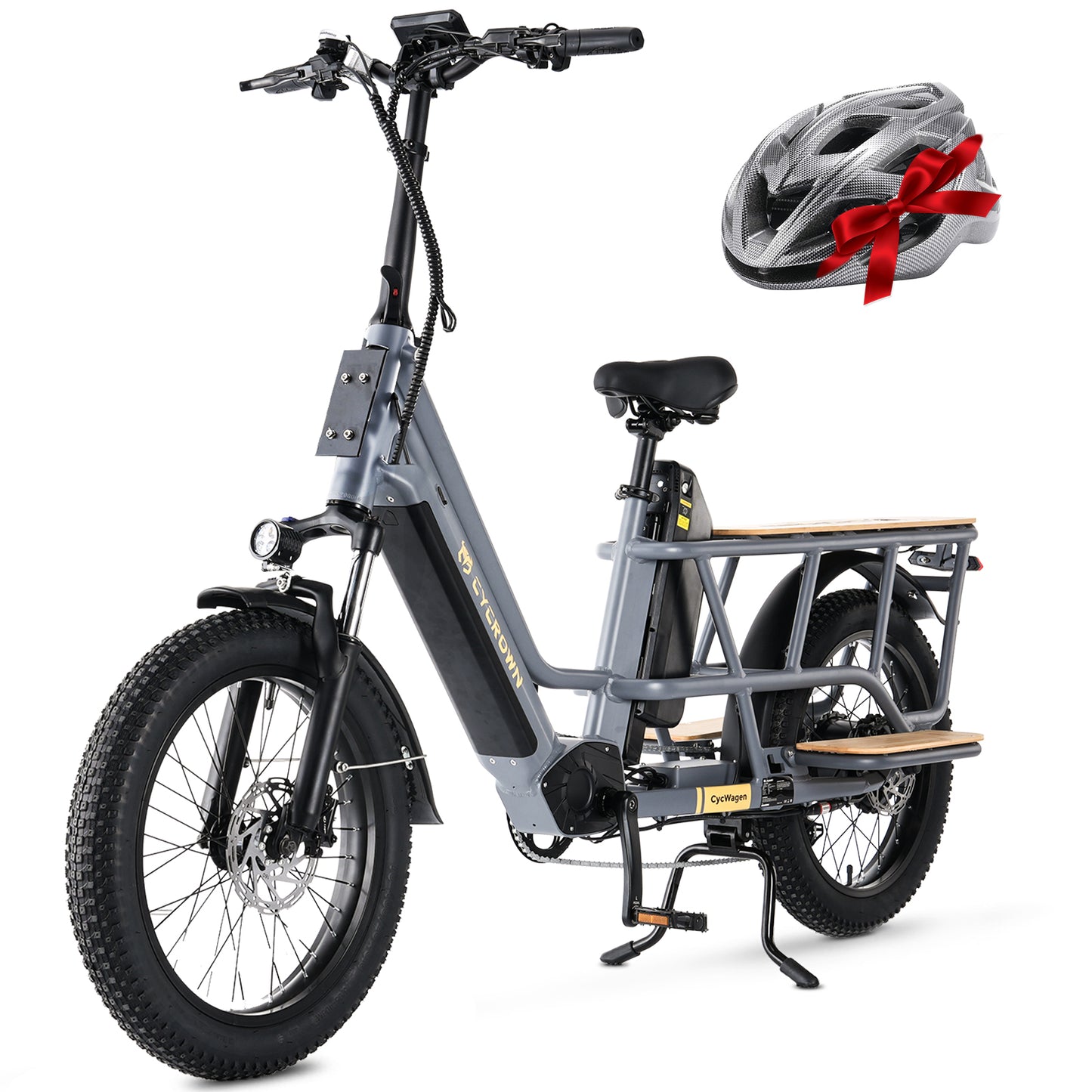 Cycrown Wagen Dual Battery Longtail Cargo Ebike