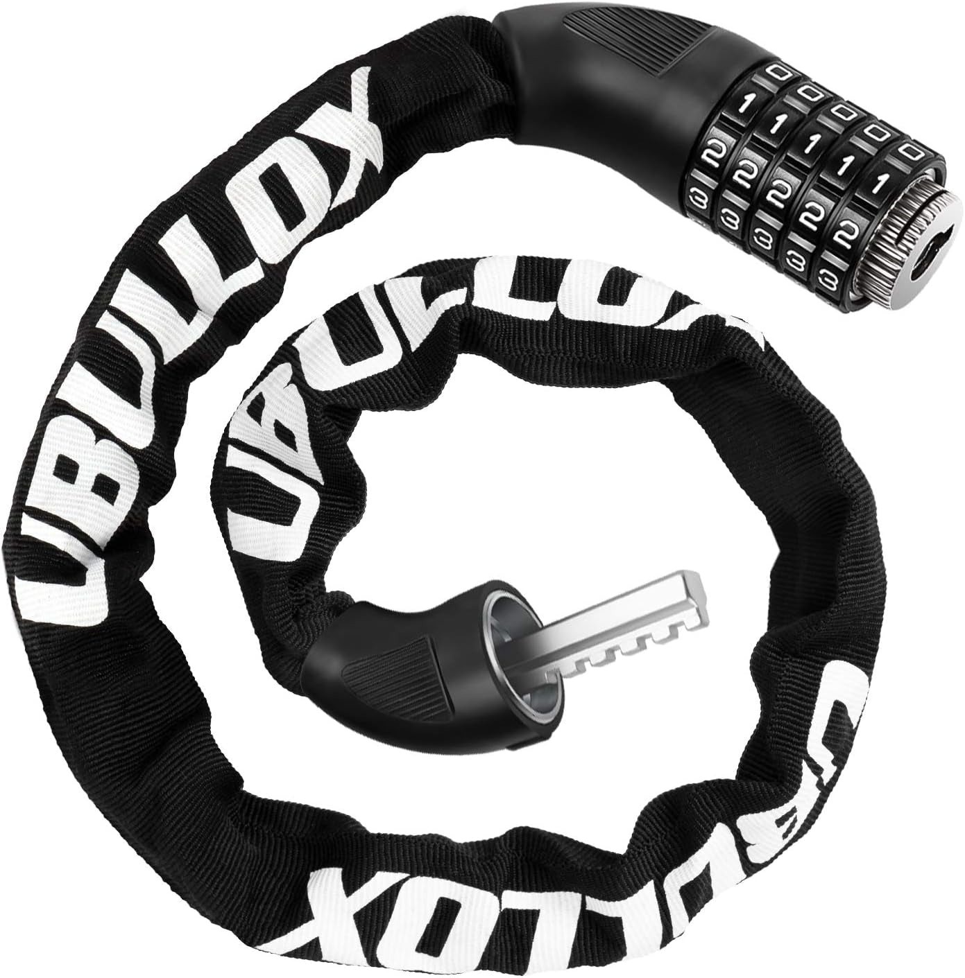 3FT/4FT Bike Chain Lock - 5-Digit Combination Anti-Theft Bicycle & Motorcycle Lock
