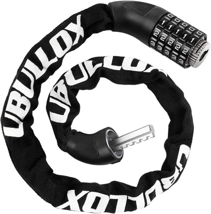 3FT/4FT Bike Chain Lock - 5-Digit Combination Anti-Theft Bicycle & Motorcycle Lock
