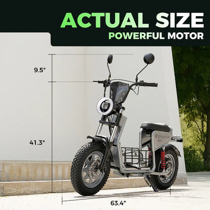 isinwheel H7Pro 1200W High-End Commuting Electric Scooter with Seat