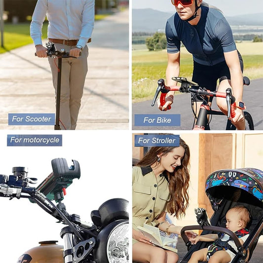 Bike Handlebar Phone Holder, Motorcycle Mount Mb4-Black