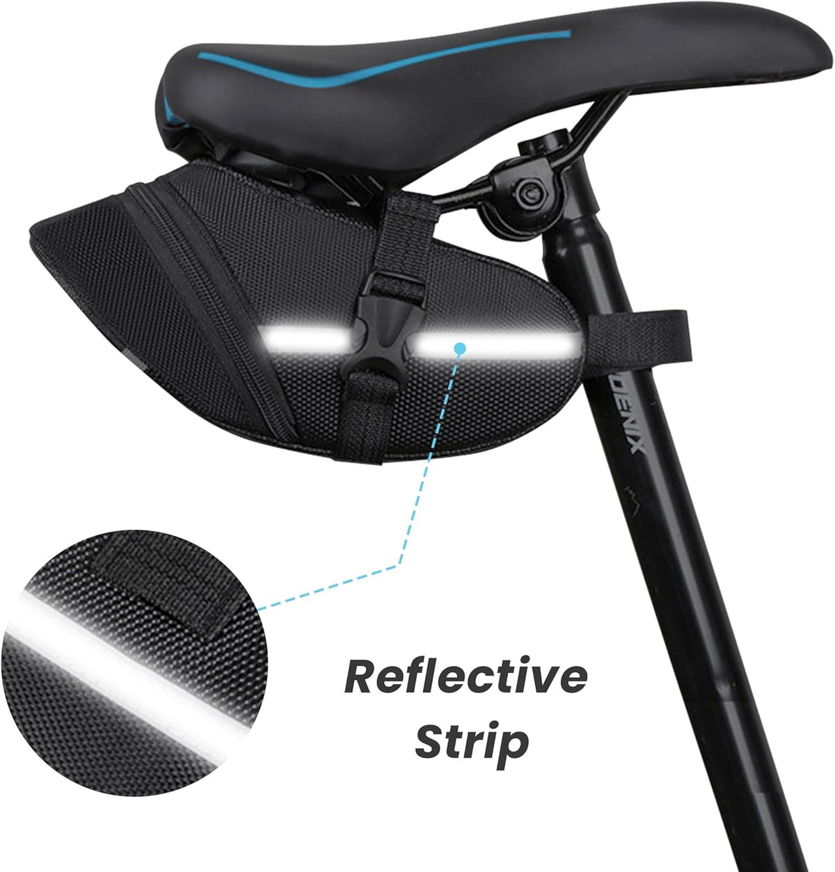 wildmore 1L bike seat bag under saddle – photo 4