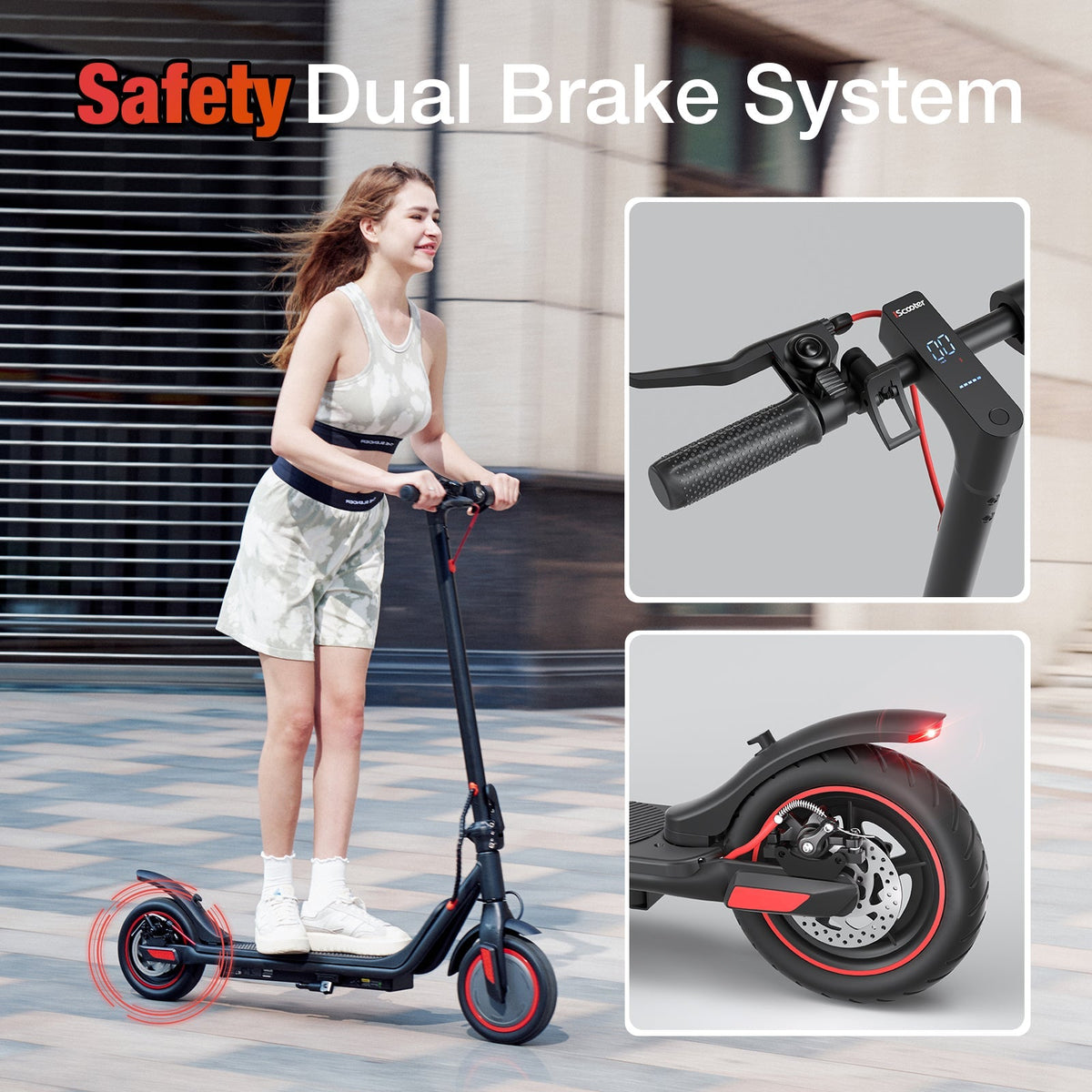 iScooter i8M Electric Scooter 15 Miles Long Range, 19 Mph Top Speed – photo 7