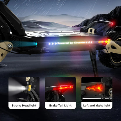 Circooter Cruiser Pro 2400W Dual Motor Off-Road Electric Scooter