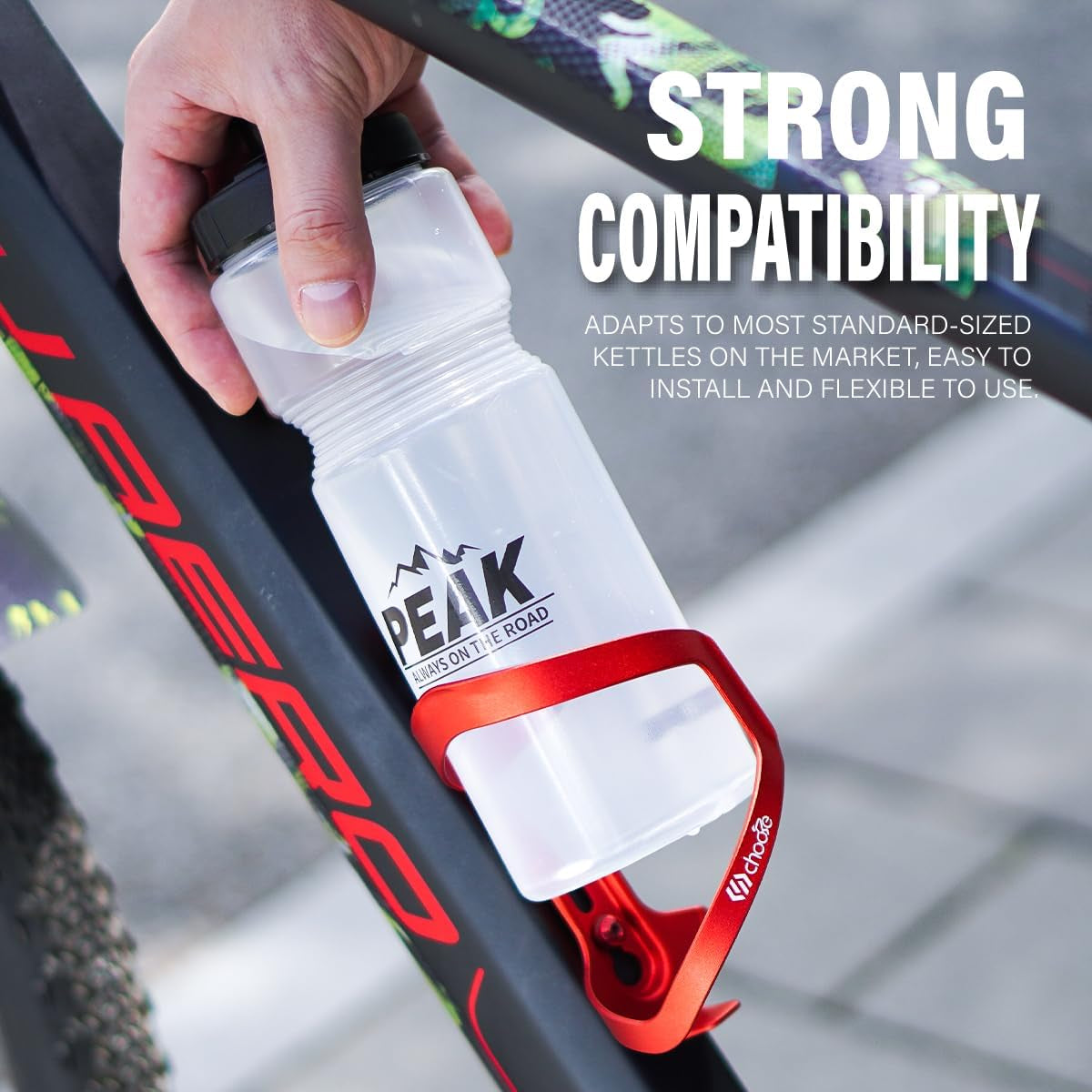 Bike Water Bottle Holder,Aluminum Bicycle Water Bottle Cage for Road Bikes Mountain Bikes 2-Pack