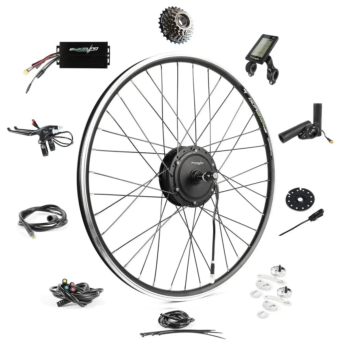 48V 1200W Front Hub Motor E-Bike Conversion Kit – 700C WheelEvolveRide