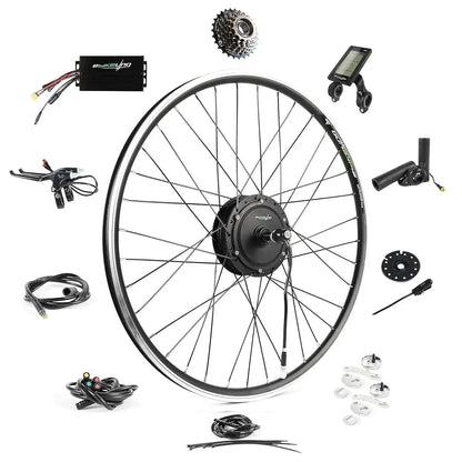48V 1200W Front Hub Motor E-Bike Conversion Kit – 700C WheelEvolveRide