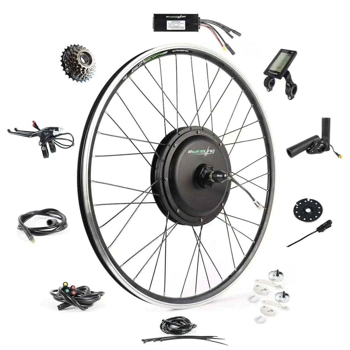 48V 1200W Front Hub Motor E-Bike Conversion Kit – 700C WheelEvolveRide