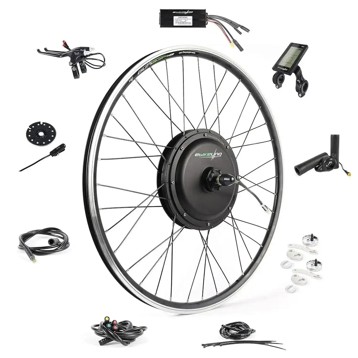 48V 1200W Front Hub Motor E-Bike Conversion Kit – 700C WheelEvolveRide