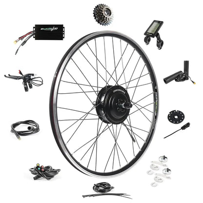 48V 1200W Front Hub Motor E-Bike Conversion Kit – 700C WheelEvolveRide