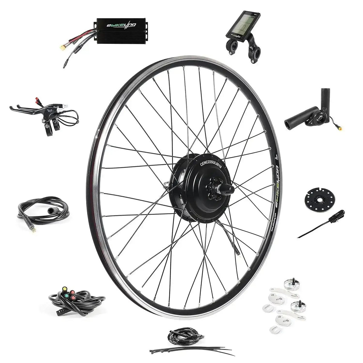 48V 1200W Front Hub Motor E-Bike Conversion Kit – 700C WheelEvolveRide