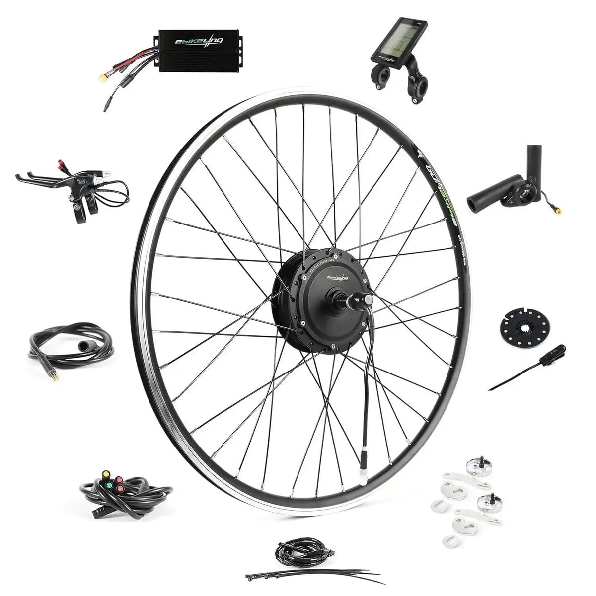 48V 1200W Front Hub Motor E-Bike Conversion Kit – 700C WheelEvolveRide