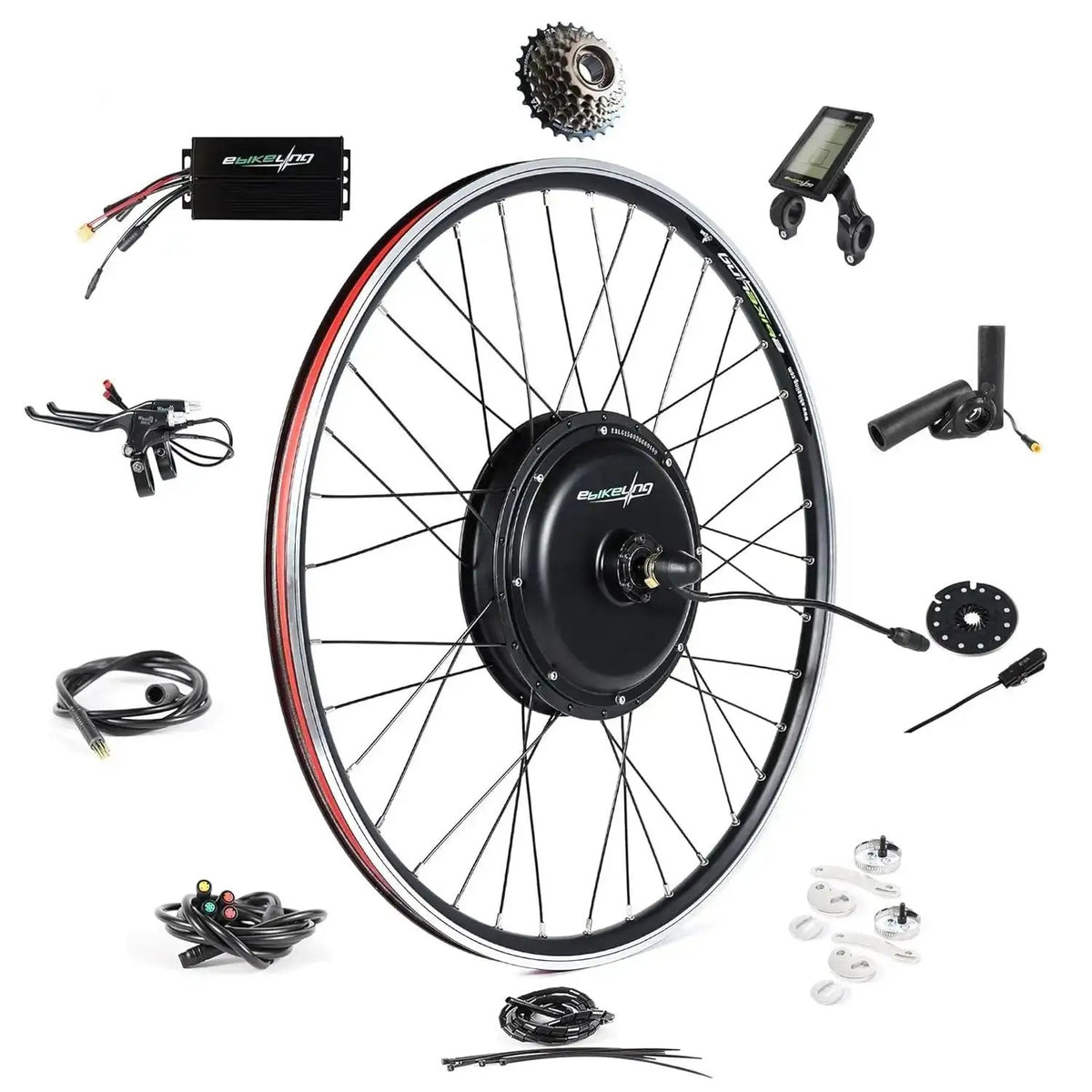 48V 1200W Front Hub Motor E-Bike Conversion Kit – 700C WheelEvolveRide