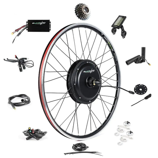 48V 1200W Front Hub Motor E-Bike Conversion Kit – 700C WheelEvolveRide