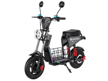 isinwheel H7 1500W commuting electric scooter, side view