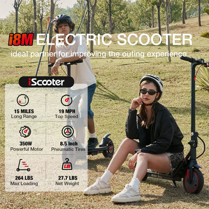 iScooter i8M Electric Scooter 15 Miles Long Range, 19 Mph Top Speed – photo 10