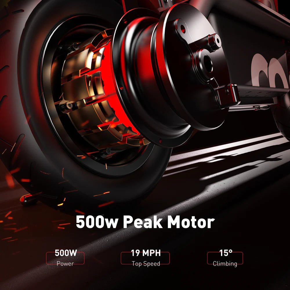 iScooter F2 Electric Scooter with Seat 10" Pneumatic Tire