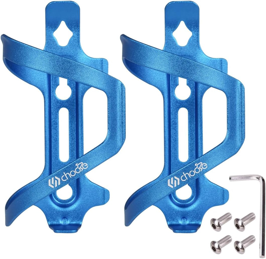 Bike Water Bottle Holder,Aluminum Bicycle Water Bottle Cage for Road Bikes Mountain Bikes 2-Pack