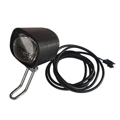36V/48V/60V E-Bike Horn Light Electric Scooter LED Headlight 18W Waterproof 2 in 1 Horn Lamp Motorcycle Bicycle Flashlight