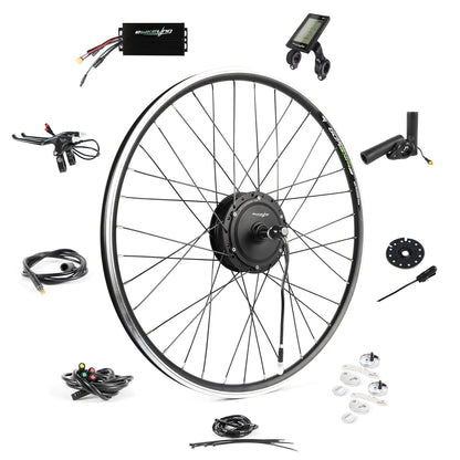 48V Front Hub Motor E-Bike Conversion Kit – 500W / 750W / 1200W / 1500W (700C Wheel)