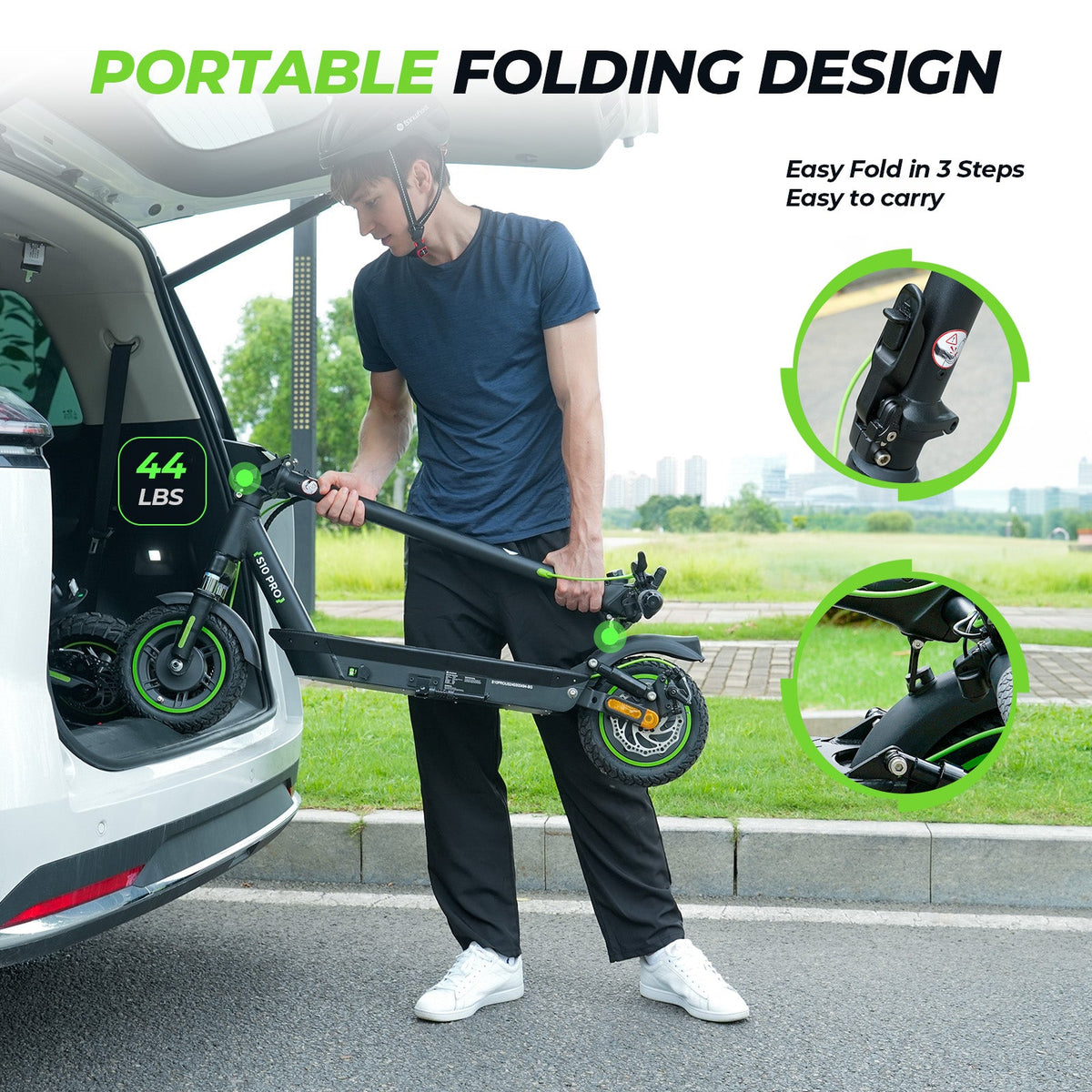 isinwheel S10Pro 800W Commuting Electric Scooter – photo 6