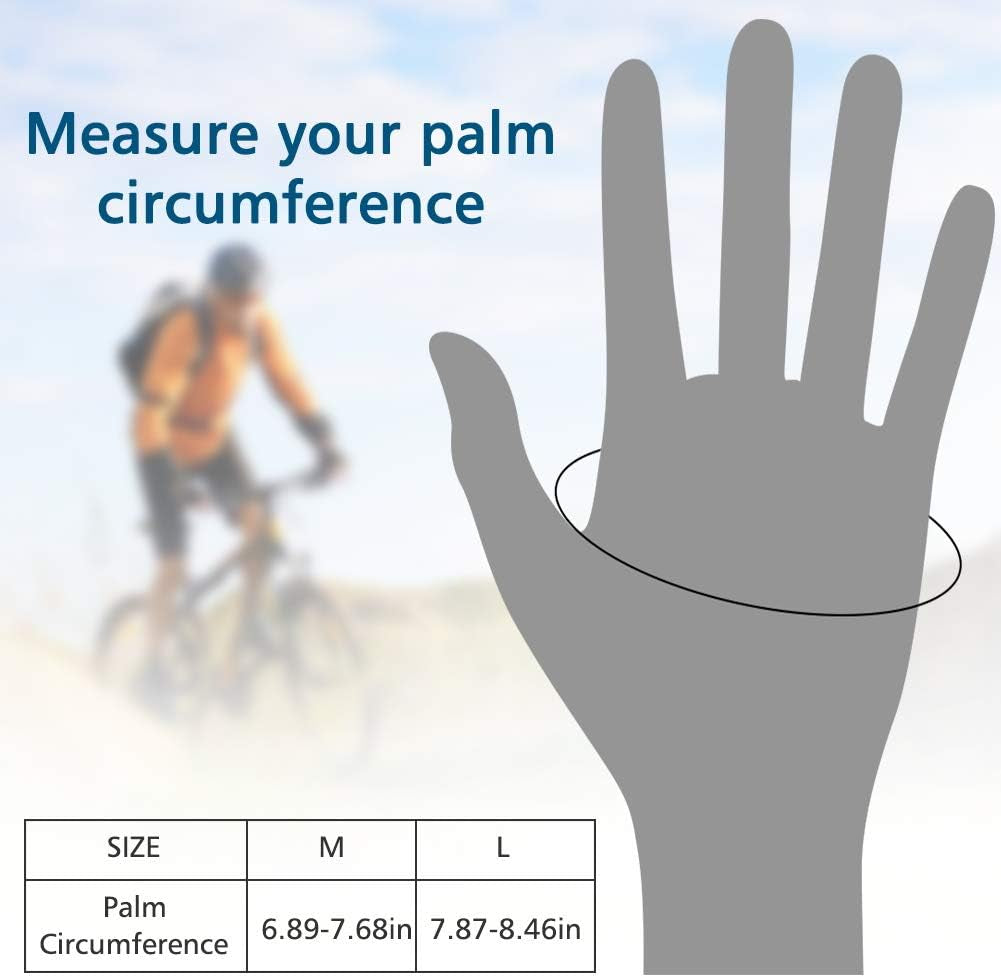 Cycling Gloves for Women Men, Half Finger Bike Gloves, Road Bicycle Gloves, Shock-Absorbing Anti-Slip Breathable Motorcycle Mountain Bike Gloves for Men Women Adults