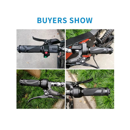 Electric Bike Throttle Grip 24V 36V 48V Waterproof Connector E Bike Twist Throttle for Bafang Motor Electric Bicycle Accessories