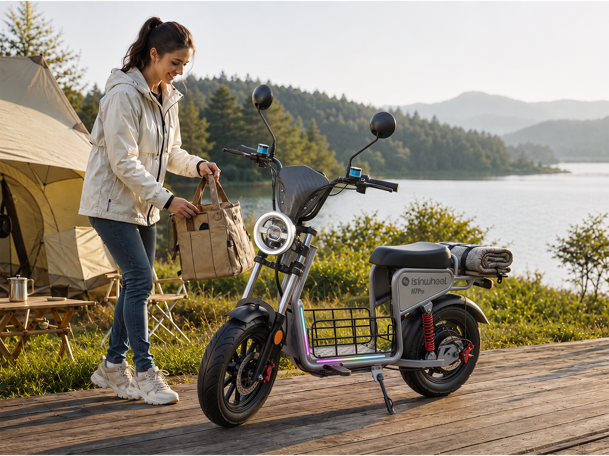 isinwheel H7Pro 1200W High-End Commuting Electric Scooter with Seat – photo 5