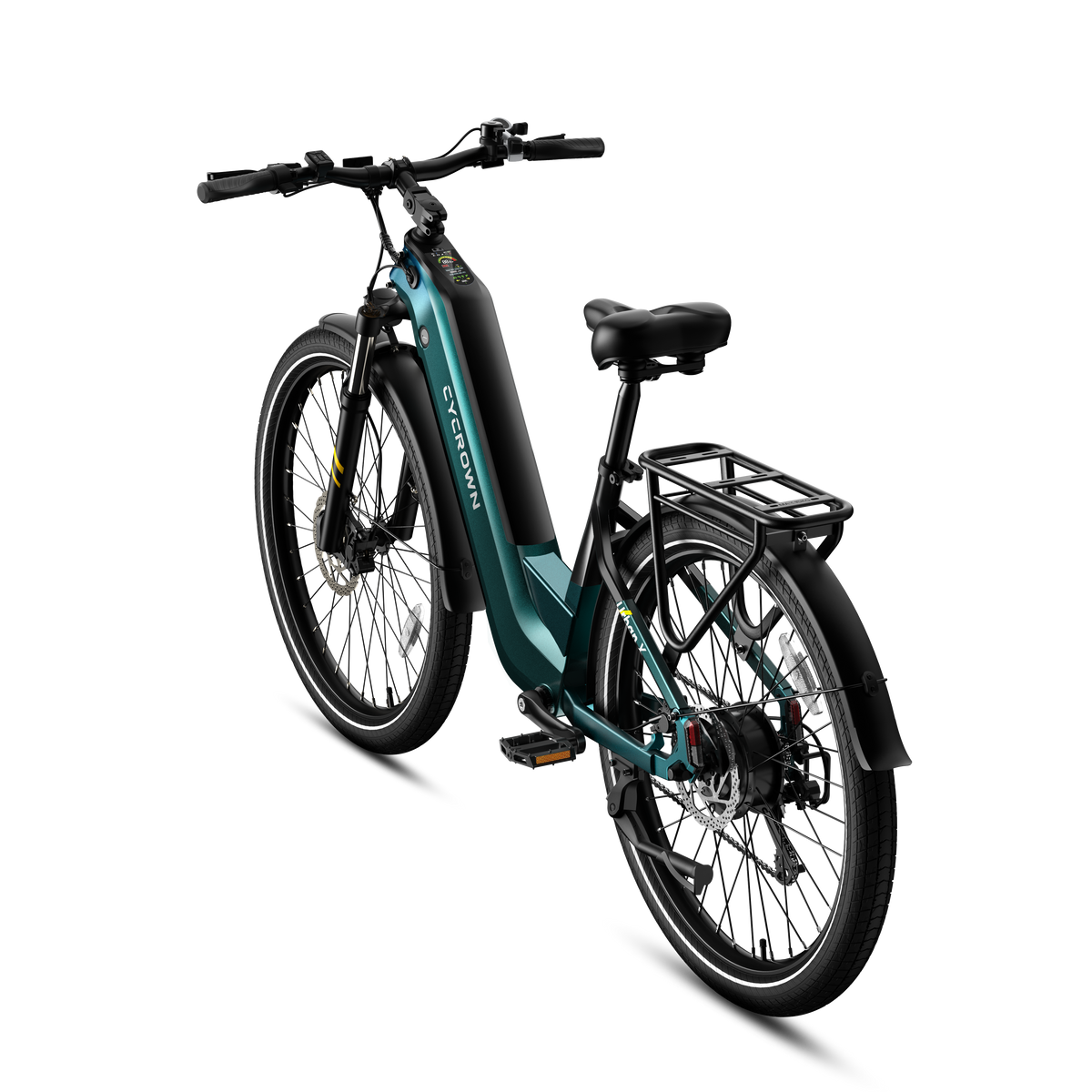 Cycrown UrbanXST commuter ebike with rack photo 37