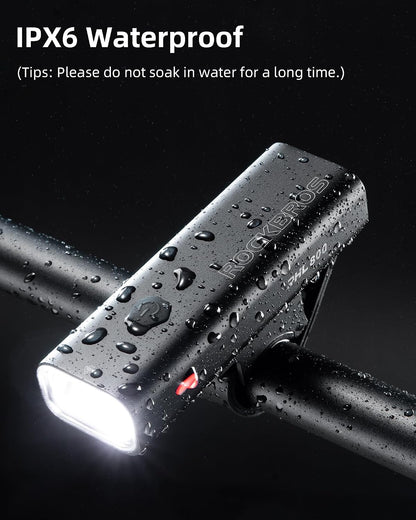 ROCKBROS 800 lumen bike headlight – photo 4