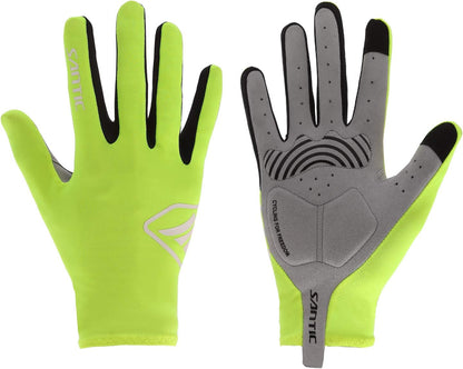 Cycling Gloves for Men Winter Full Finger Thermal Cycle Gloves Touch Screen