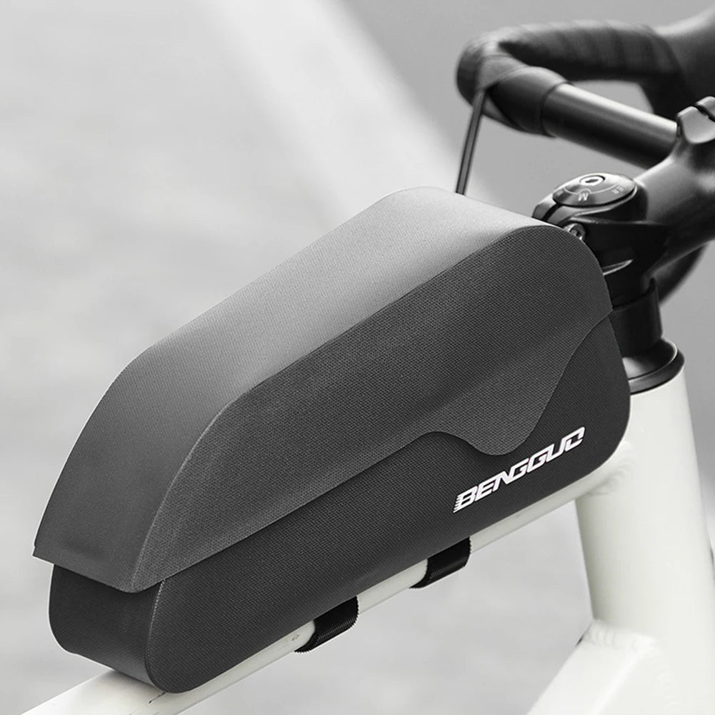 Bicycle Magnetic Lid Top Tube Bag Waterproof Bike Bag Bicycle Front Frame Bag for Mountain Road Bike