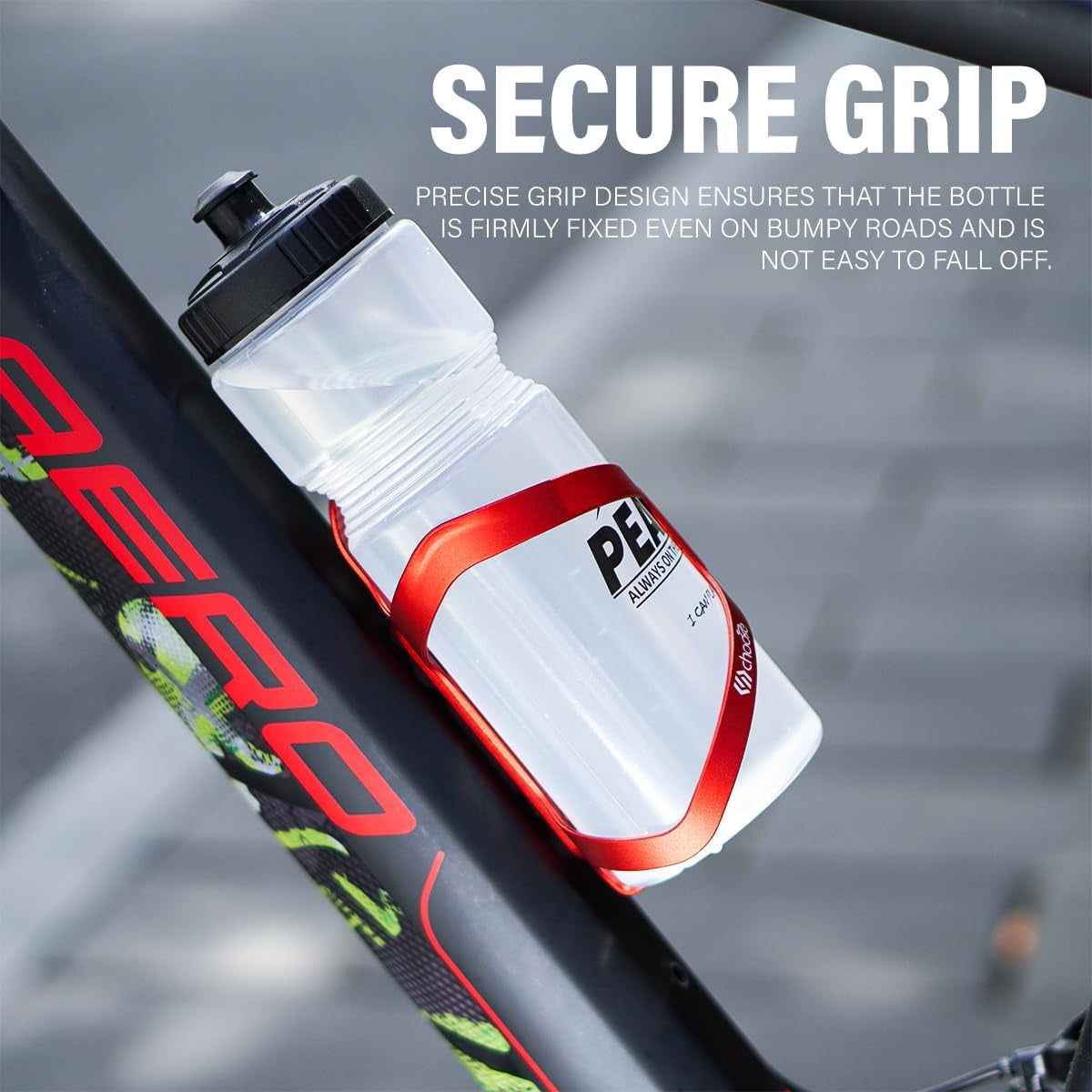 Bike Water Bottle Holder,Aluminum Bicycle Water Bottle Cage for Road Bikes Mountain Bikes 2-Pack