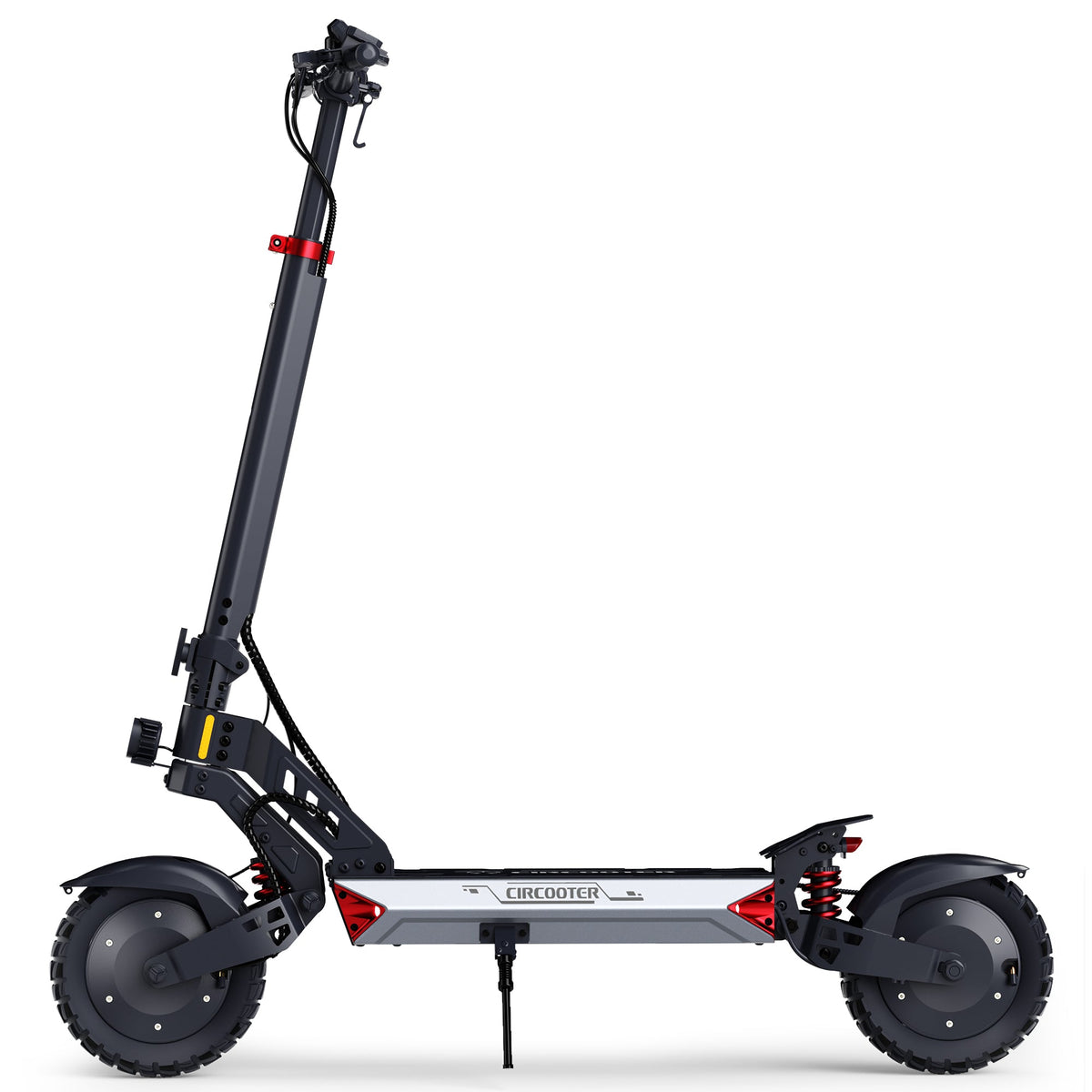 Circooter Landturbo Ultra scooter suspension and wheel detail