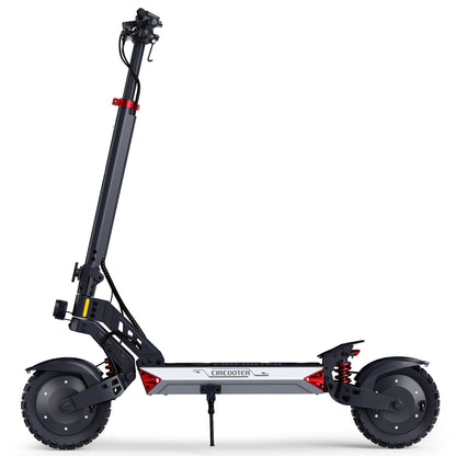 Circooter Landturbo Ultra scooter suspension and wheel detail
