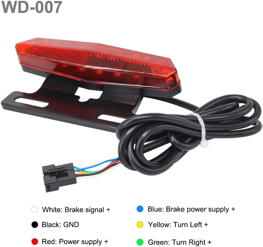 TSNature 36V/48V e-bike light kit with horn and turn signals – photo 4